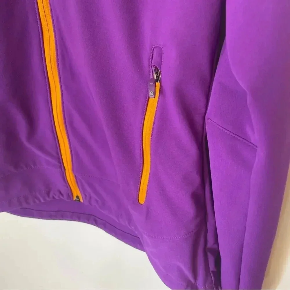 Marmot Purple M3 Tempo Soft-Shell Hooded Zip Jacket Size Small